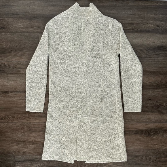 Monteau Long Grey Knit Cardigan XS - Picture 5 of 7